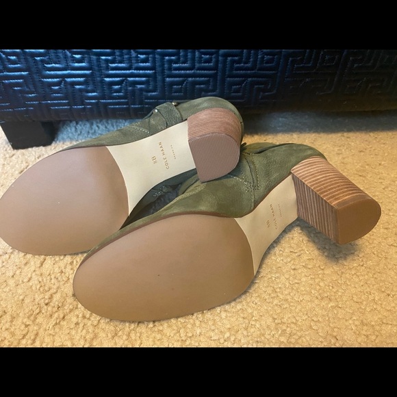 Cole Haan Olive Green Booties - Picture 3 of 6